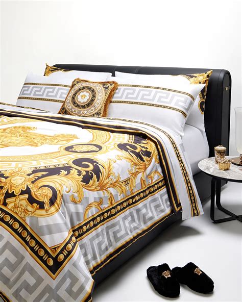 white versace duvet|Versace White 'La Coupe Des Dieux' Duvet Cover, King .